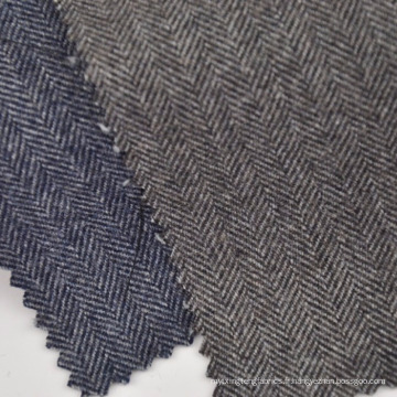 Disponible en stock Tissu à carreaux en laine poly coton pour veste et manteaux d&#39;hiver